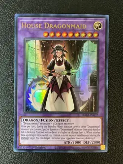 Yu-Gi-Oh! TCG #RA03-EN037 House Dragonmaid 1st Edition Ultra Rare NM - Image 1