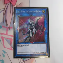 1X GAIA SABER, THE LIGHTNING SHADOW - COTD-EN051 - SECRET - 1ST - NM - YUGIOH - Image 1