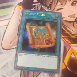 1X ANCIENT RULES LCKC-EN039 SECRET 1ST NEAR MINT YUGIOH - Image 1