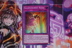 1X SALAMANGREAT RAGE OP12-EN012 SUPER UNLIMITED NEAR MINT YUGIOH - Image 1
