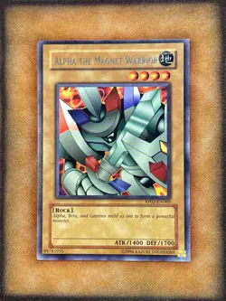 Yugioh Alpha the Magnet Warrior RP02-EN089 Rare NM - Image 1