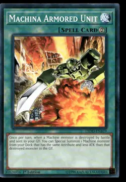 Machina Armored Unit Legendary Dragon Decks LEDD-ENB19 Yugioh LP - Image 1