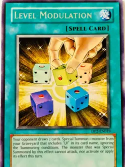 Yugioh TCG Level Modulation DP2-EN019 Rare Unlimited Lightly Played - Image 2