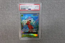Monkey D Luffy Treasure Rare TR Two Legends OP08 English PSA 10 Gem Mint - Image 1