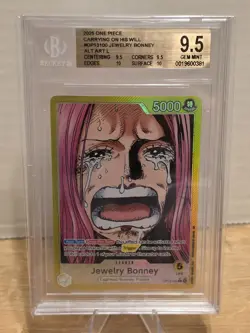 Jewelry Bonney OP13-100 Alternate Art Carrying On His Will One Piece BGS 9.5 - Image 1