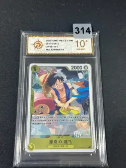 One Piece Monkey D Luffy OP10-111 Welcome Pack 2026 Vol 1 Chinese Grade 10 - Image 1