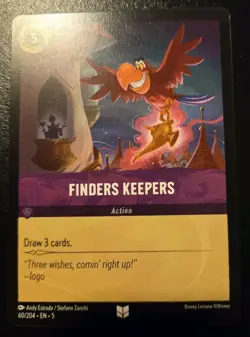 Finders Keepers 60/204 Uncommon Shimmering Skies Disney Lorcana TCG - Image 1