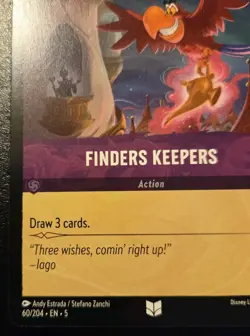 Finders Keepers 60/204 Uncommon Shimmering Skies Disney Lorcana TCG - Image 4