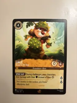Disney Lorcana Wilds Unknown Dale - Ready For His Shot 22/201 Legendary Non-Foil - Image 1