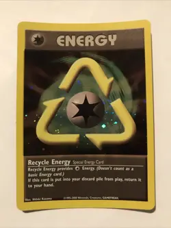 Recycle Energy - WOTC League Promo Pokemon - Holo Card - Image 1