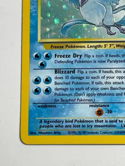 ** Pokemon TCG Articuno 2/62 Unlimited Fossil Holo Card - Image 4