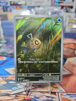 Feebas Surging Sparks #198/191 Illustration Rare Pokemon Card T1-1126 - Image 1