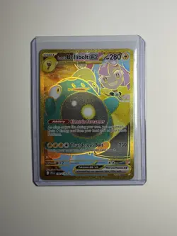 Iono's Bellibolt EX Sir 188/159 SV09 Gold Pokemon TCG Card Journey Together - Image 1