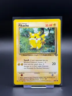Pikachu 60/64 Jungle Heavily Played Pokemon Card TCG - Image 1