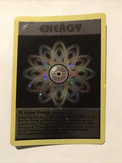 Rainbow Energy - WOTC League Promo Pokemon - Holo Card - Image 1