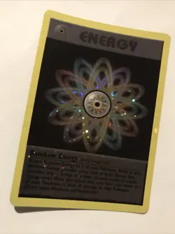 Rainbow Energy - WOTC League Promo Pokemon - Holo Card - Image 2