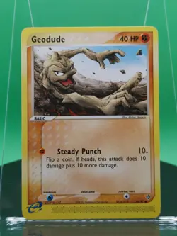 Geodude 56/97 Non-Holo Ex Dragon Pokemon Card - Image 1
