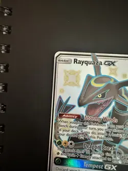 Shiny Rayquaza GX 177a/168 Pokemon TCG Hidden Fates Full Art Holo Foil Card LP - Image 3
