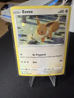 Eevee SWSH190 Holo Promo Pokemon Card NM Eeveelution Starter - Image 1