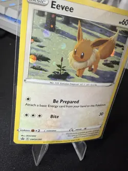 Eevee SWSH190 Holo Promo Pokemon Card NM Eeveelution Starter - Image 2