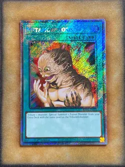 Yugioh Metamorphosis RA04-EN123 Platinum Secret Rare 1st Ed NM - Image 1