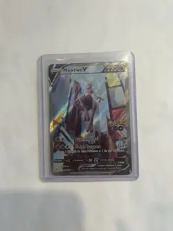 Pokemon Mewtwo V 072/078 Ultra Rare Full Art Holo English Card - Image 1