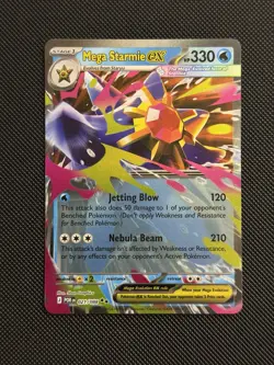Mega Starmie ex 021/088 Perfect Order - MINT Double Rare Holo Pokemon TCG Card - Image 1