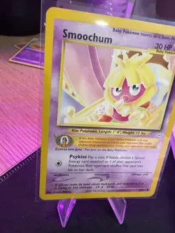 Smoochum 54/64 Neo Genesis Baby Pokemon Vintage WOTC LP Pokemon Card - Image 2