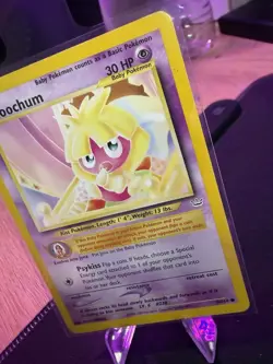 Smoochum 54/64 Neo Genesis Baby Pokemon Vintage WOTC LP Pokemon Card - Image 3