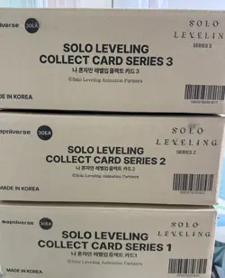 Mapniverse SOLO LEVELING COLLECT CARD VOL1,2,3 CASE SET - Image 1