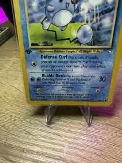 Marill 66/111 1st Edition Neo Genesis Vintage Pokemon Card LP WOTC - Image 4