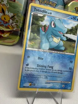 Totodile 8/12 LP Lightly Played POP Series 5 Pokemon Card 2007 Starter - Image 2