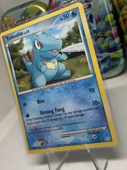 Totodile 8/12 LP Lightly Played POP Series 5 Pokemon Card 2007 Starter - Image 3