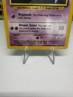 Haunter 29/102 LP Lightly Played Base Set Unlimited Pokemon Card 1999 Vintage - Image 3