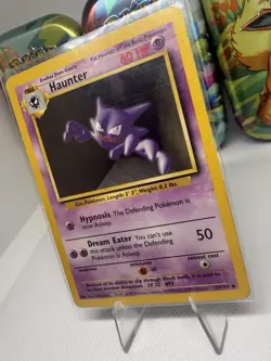 Haunter 29/102 LP Lightly Played Base Set Unlimited Pokemon Card 1999 Vintage - Image 4
