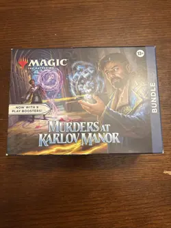 Magic: the Gathering Murders at Karlov Manor Bundle - 9 Play Boosters, 30 Land C - Image 1