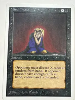 Mind Twist X (1) Unlimited Edition MTG MP - Image 1