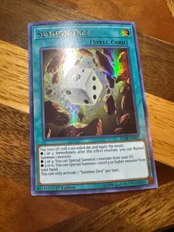 Summon Dice BLRR-EN002 1st Edition Ultra Rare PL + BONUS - Image 1