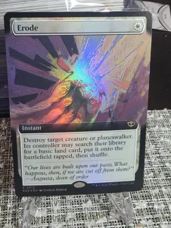 Erode (Extended Art FOIL) Secrets of Strixhaven MTG R 0310 - Image 1