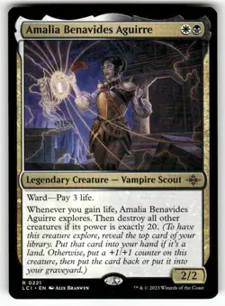 Amalia Benavides Aguirre 221 NM MTG The Lost Caverns of Ixalan Magic - Image 1