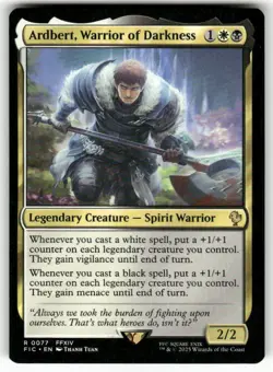 Ardbert, Warrior of Darkness 77 NM MTG FINAL FANTASY Commander Magic - Image 1