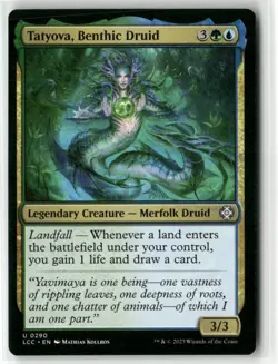 Tatyova, Benthic Druid 290 NM The Lost Caverns of Ixalan Commander Magic - Image 1
