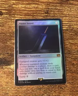MTG Final Fantasy Buster Sword #0255 FOIL - Image 1