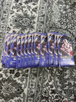 One piece Tcg Op14-EB04 The Azure Sea’s Seven Lot Of 15 Sleeved Booster Packs - Image 1