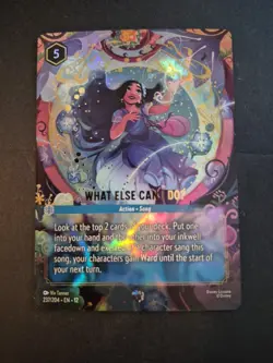 What Else Can I DoU (Enchanted) 237/204 Disney Lorcana Wilds Unknown Holo - Image 1