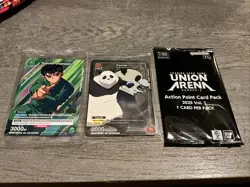 Union Arena Yusuke Urameshi release Event promo with Panda and 2025 AP Vol. 1 - Image 1