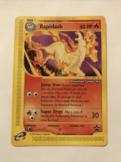 Pokemon Card - Rapidash WoTC Black Star Promo 51 Promo - Image 1