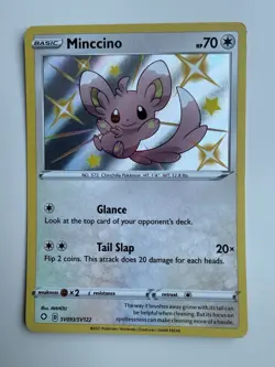 Minccino - SV093/SV122 - Pokemon Shining Fates Sword Shield Shiny Rare Card NM - Image 1