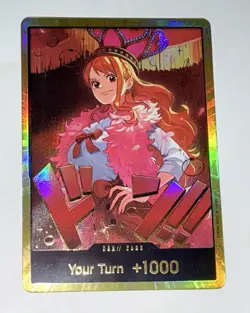 DON!! Card (Nami) (Gold) Extra Booster: One Piece Heroines Edition Foil - Image 1