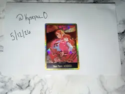 DON!! Card (Nami) (Gold) Extra Booster: One Piece Heroines Edition Foil - Image 2